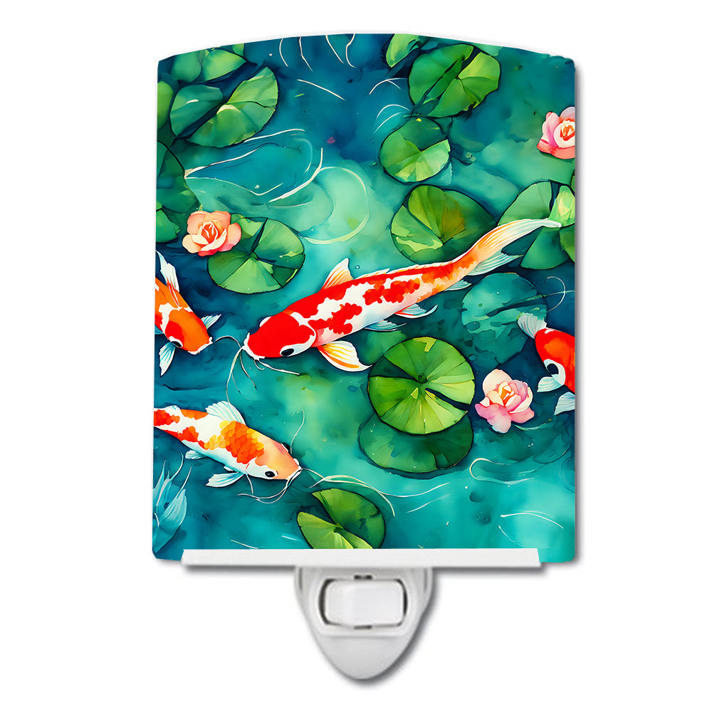 Koi Fish Ceramic Night Light-0
