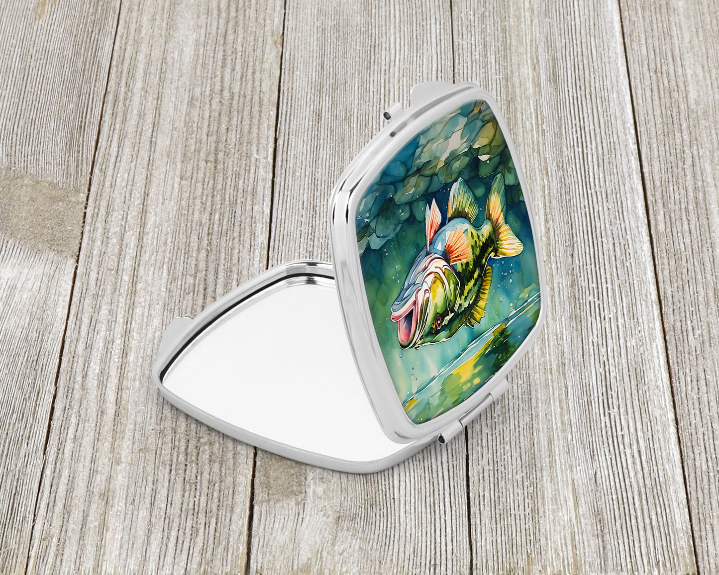 Largemouth Bass Compact Mirror-1