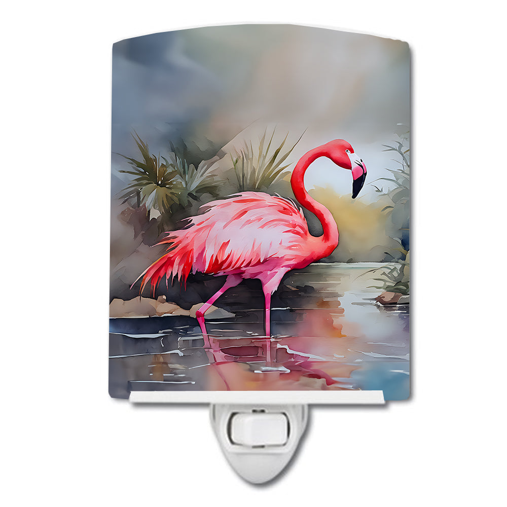 Flamingo Ceramic Night Light-0