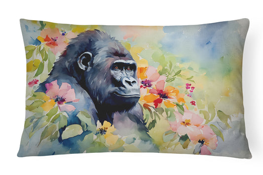 Gorilla Throw Pillow-0