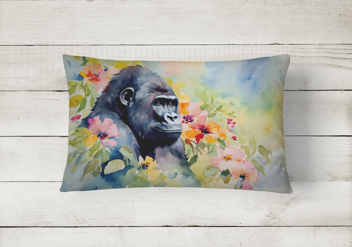 Gorilla Throw Pillow-1