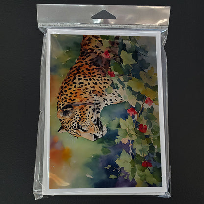 Leopard Greeting Cards Pack of 8-2