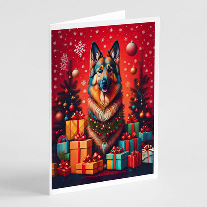 Belgian Tervuren Holiday Christmas Greeting Cards Pack of 8-0