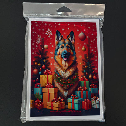 Belgian Tervuren Holiday Christmas Greeting Cards Pack of 8-2