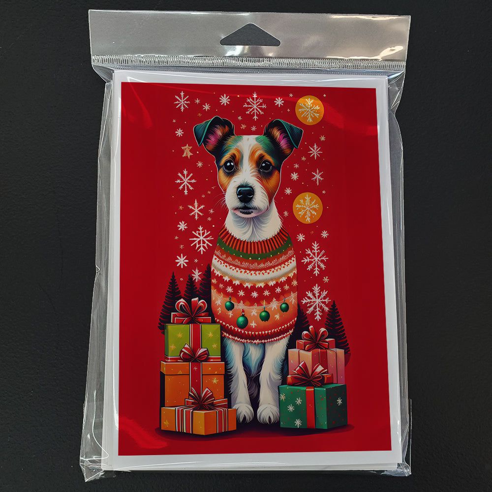 Jack Russell Terrier Holiday Christmas Greeting Cards Pack of 8-2