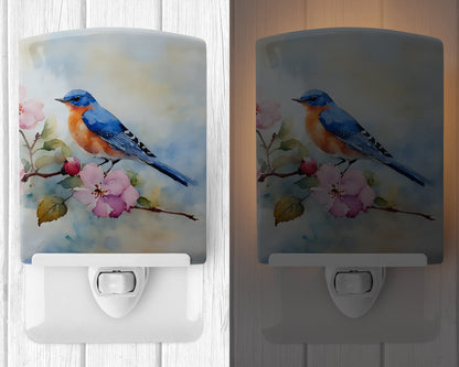 Bluebird Ceramic Night Light-1