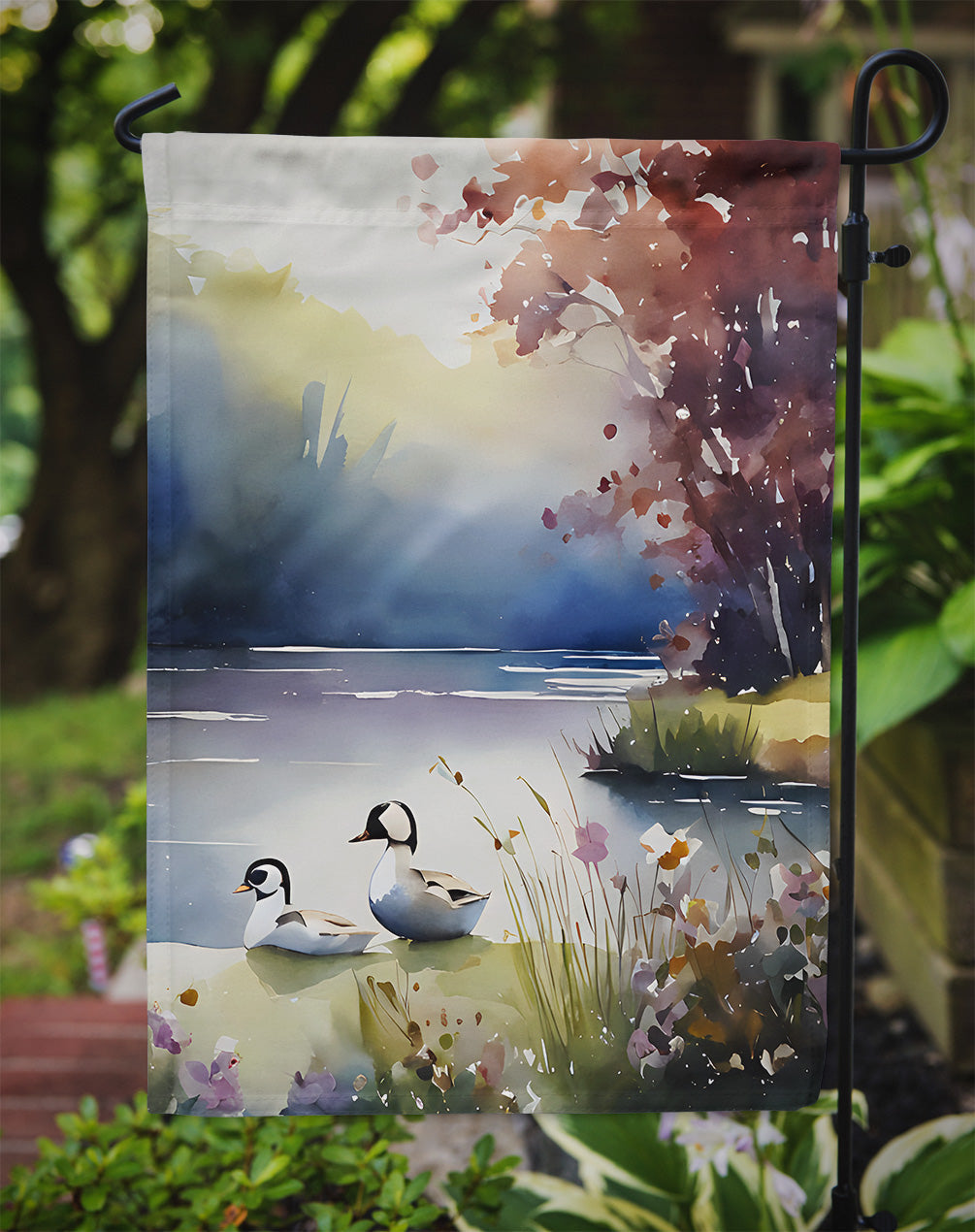Bufflehead Garden Flag-2