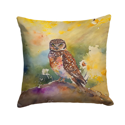 Burrowing Owl Throw Pillow-0