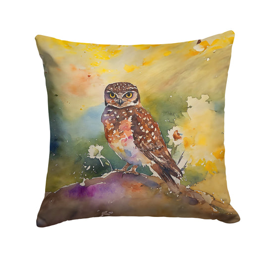 Burrowing Owl Throw Pillow-0