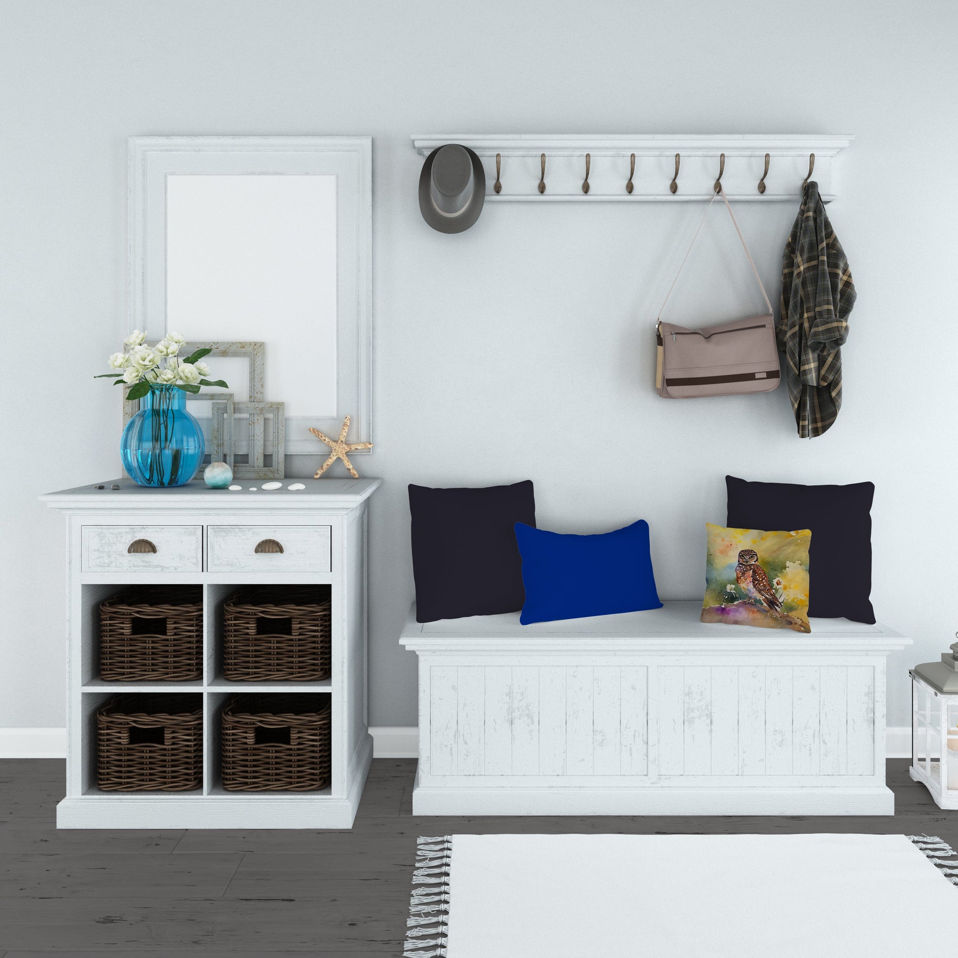 Burrowing Owl Throw Pillow-3