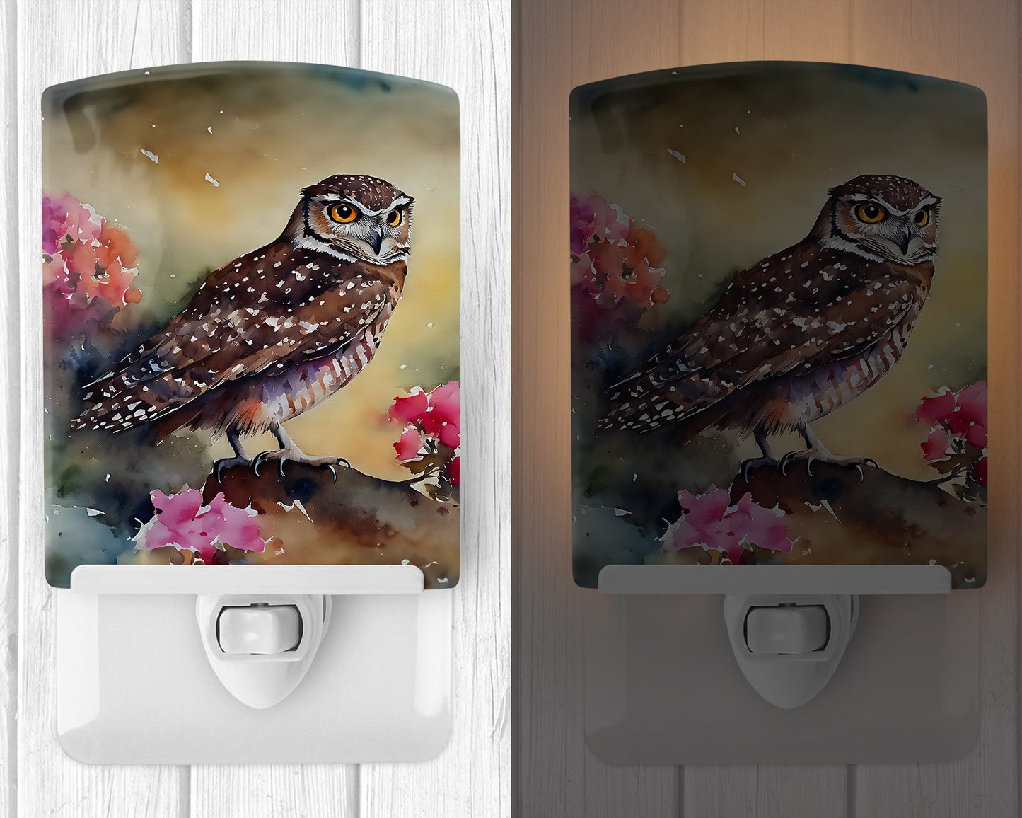 Burrowing Owl Ceramic Night Light-1