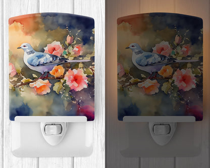 Dove Ceramic Night Light-1