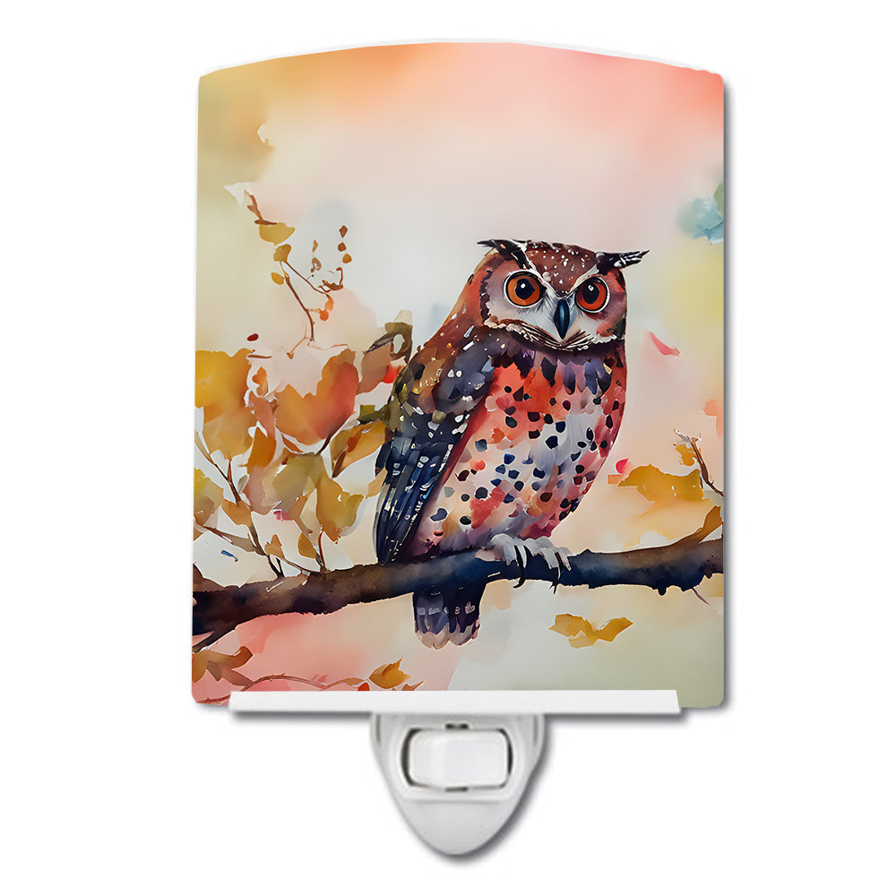 Elf Owl Ceramic Night Light-0
