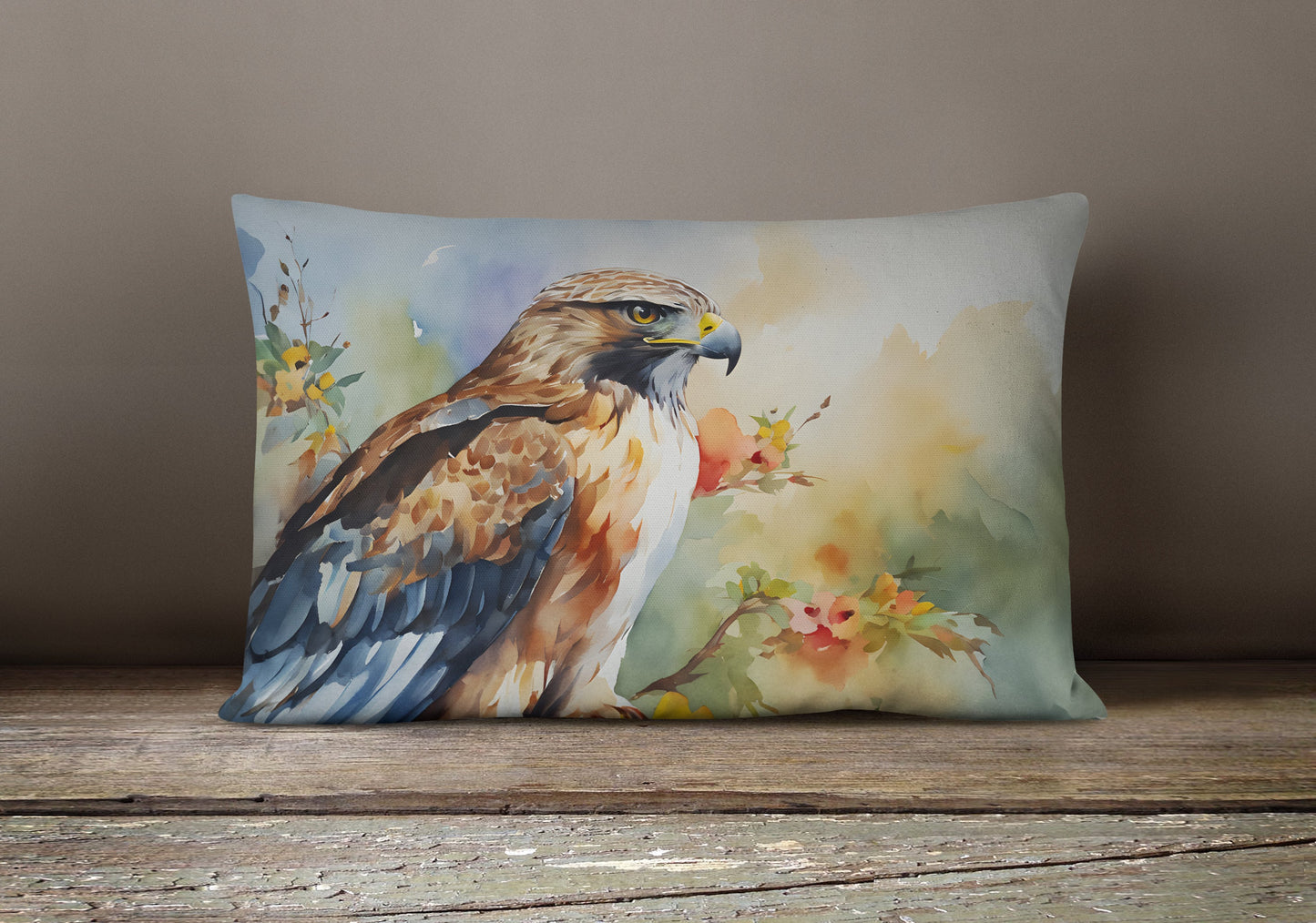 Hawk Throw Pillow-3