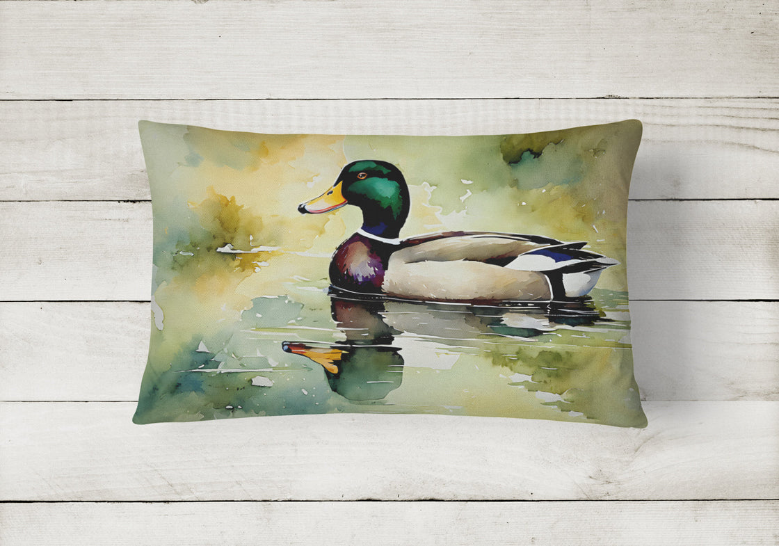 Mallard Throw Pillow-1