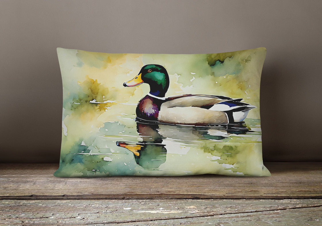Mallard Throw Pillow-3
