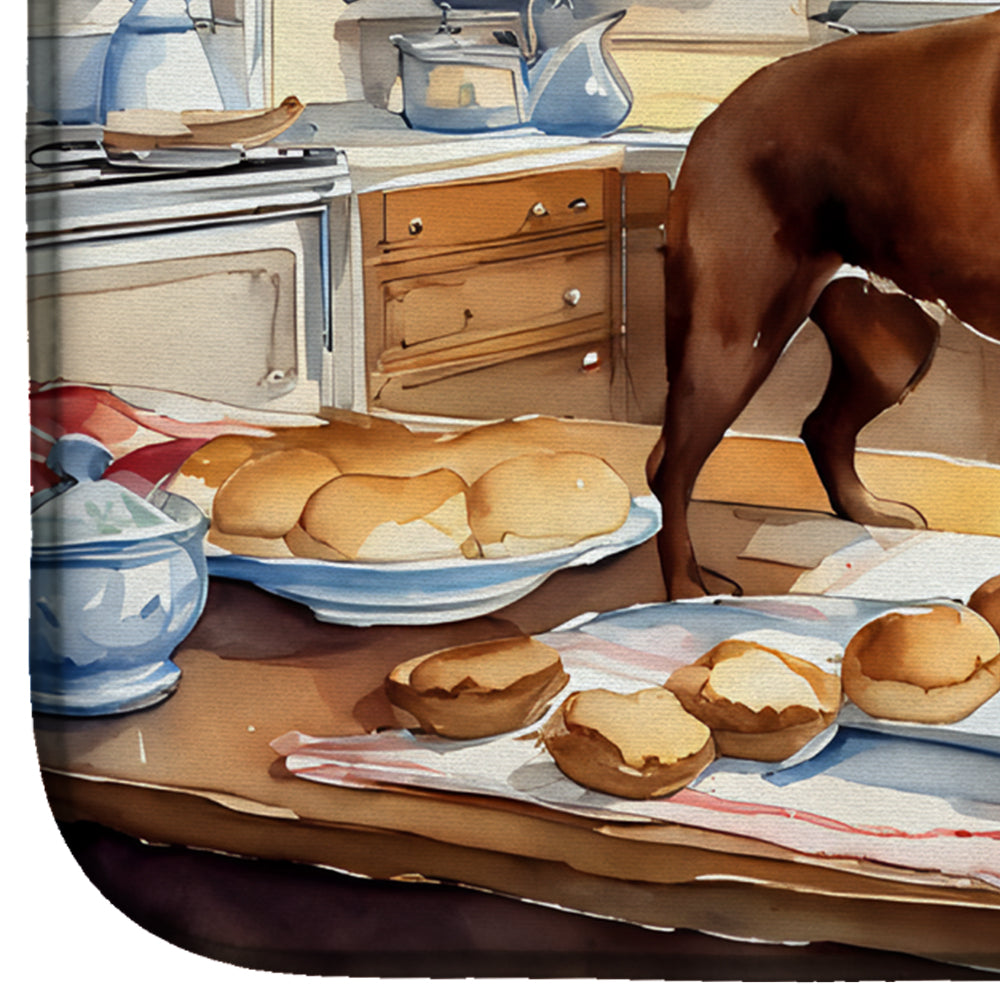 Boxer Christmas Cookies Dish Drying Mat-3