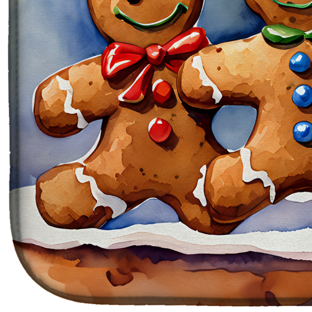 Christmas Gingerbread Dish Drying Mat-3