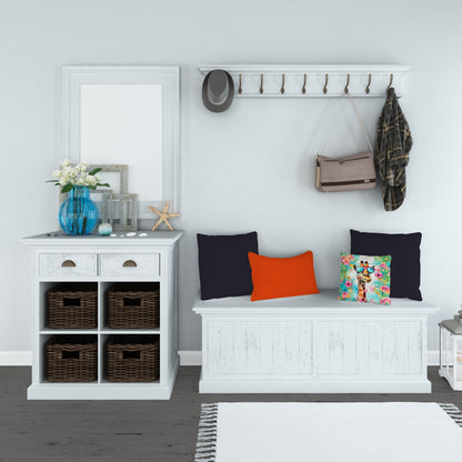 Hippie Animal Giraffe Throw Pillow-3