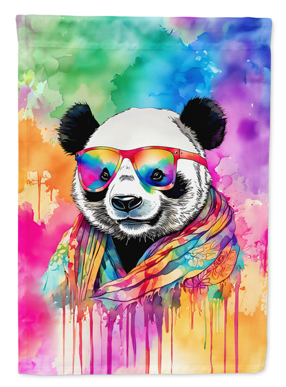 Hippie Animal Panda Garden Flag-0