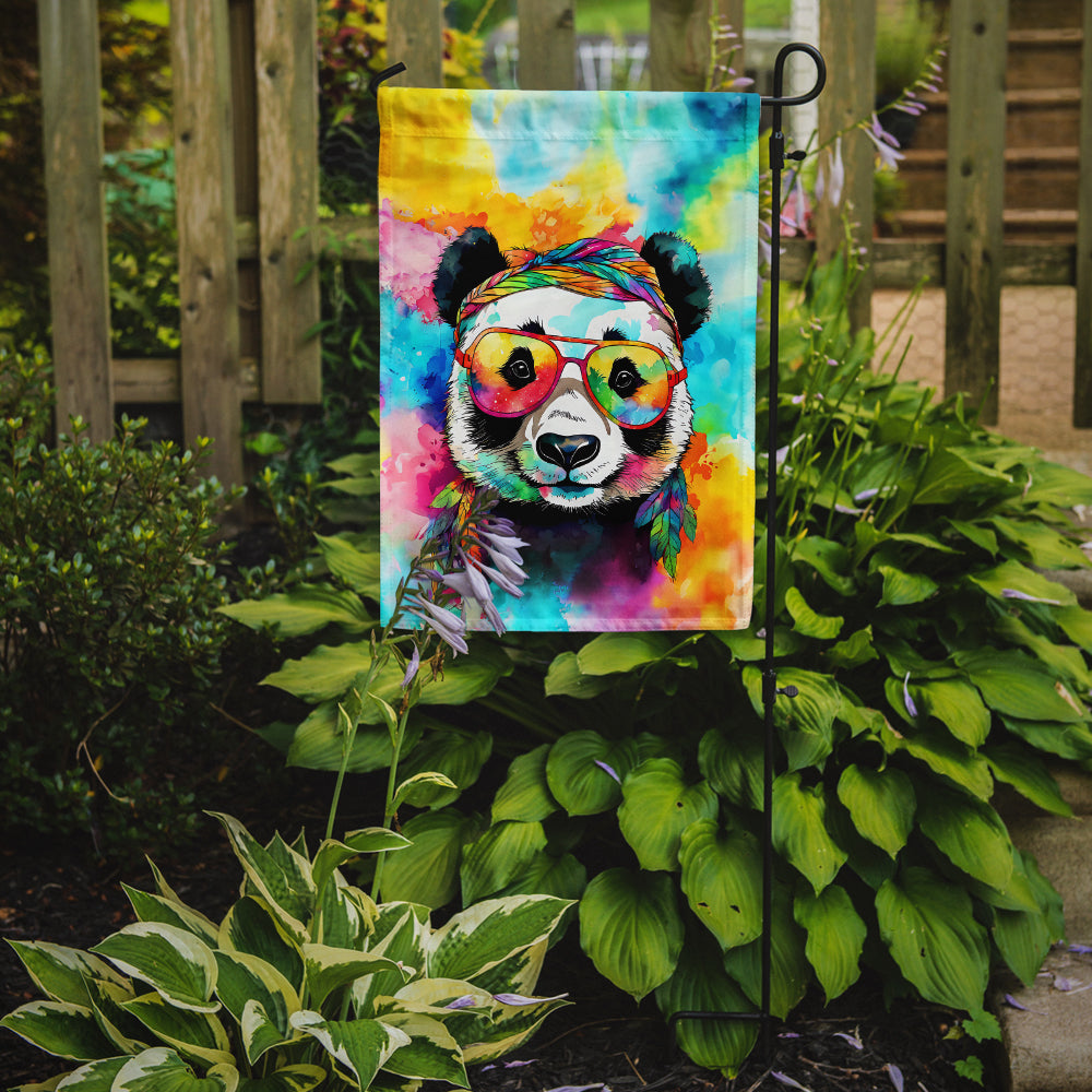 Hippie Animal Panda Garden Flag-1