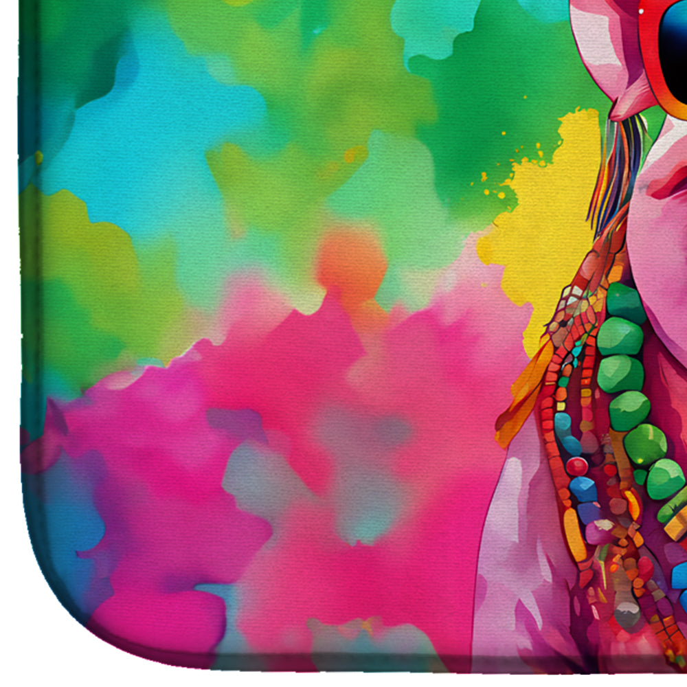 Hippie Animal Pig Dish Drying Mat-3