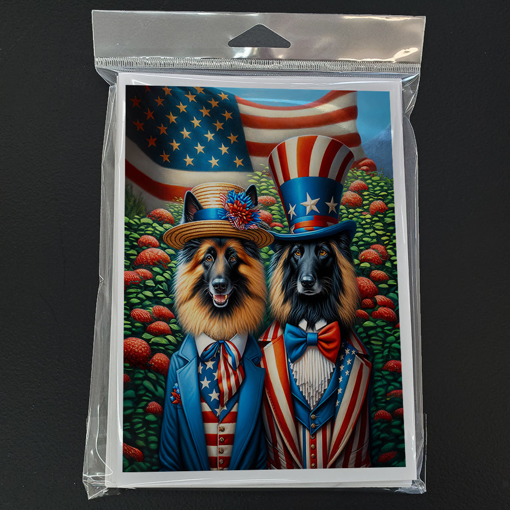 All American Belgian Tervuren Greeting Cards Pack of 8-2