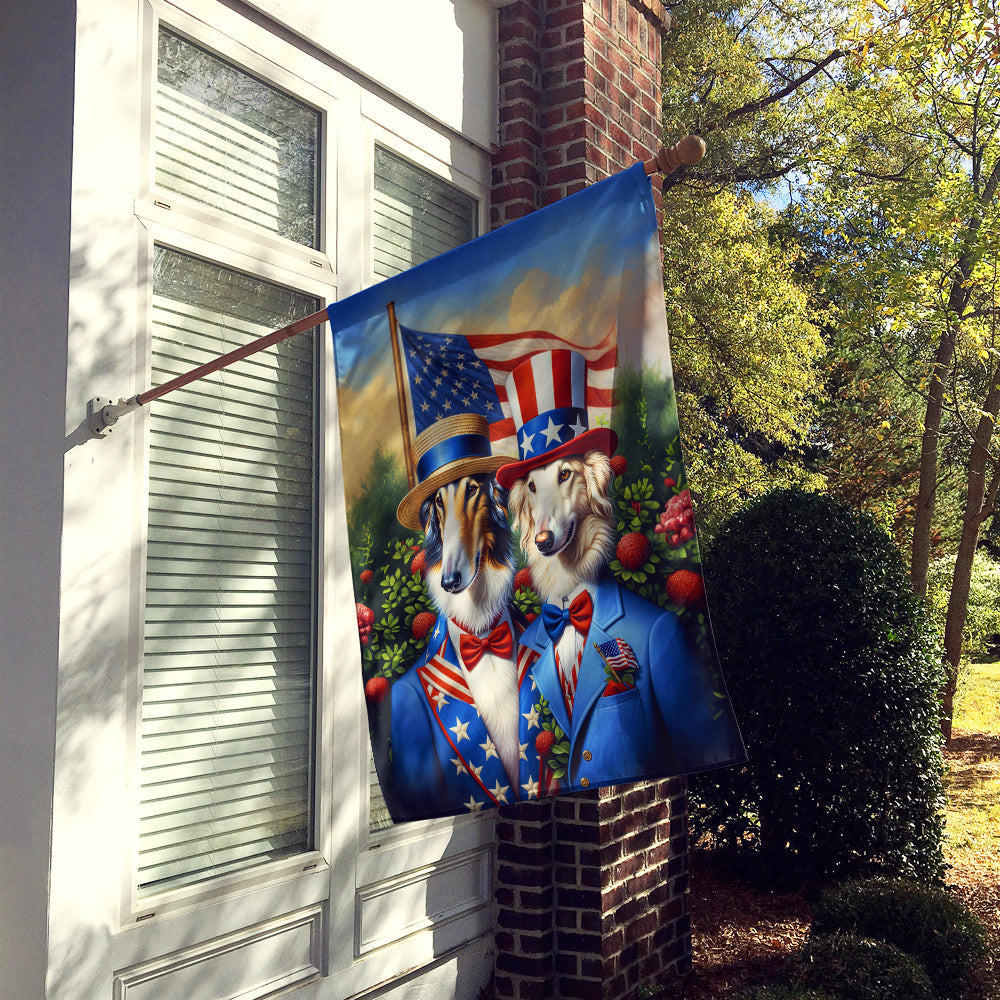 All American Borzoi House Flag-1