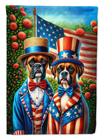 All American Boxer Garden Flag-0
