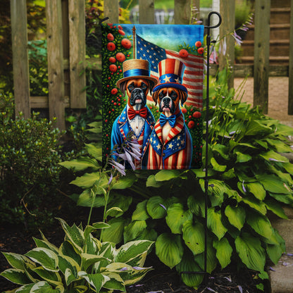 All American Boxer Garden Flag-1