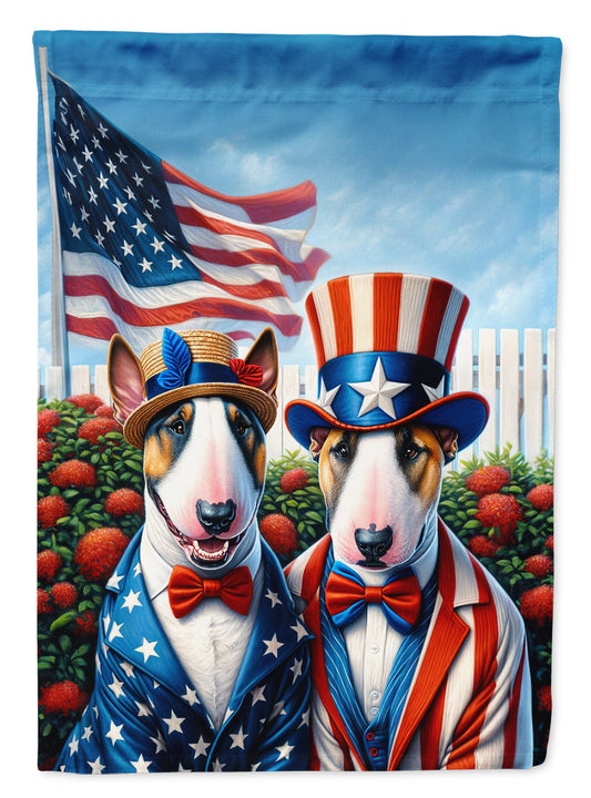 All American English Bull Terrier Garden Flag-0