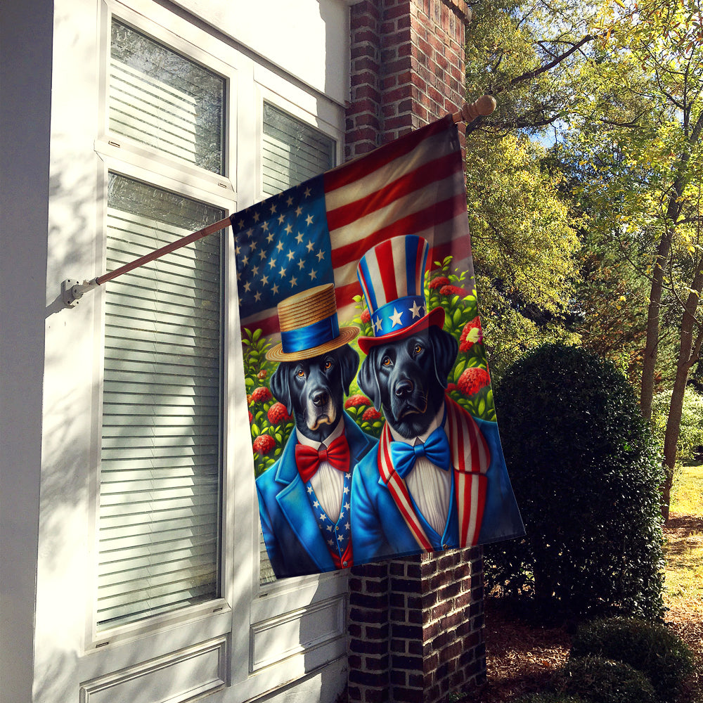 All American Labrador Retriever House Flag-1