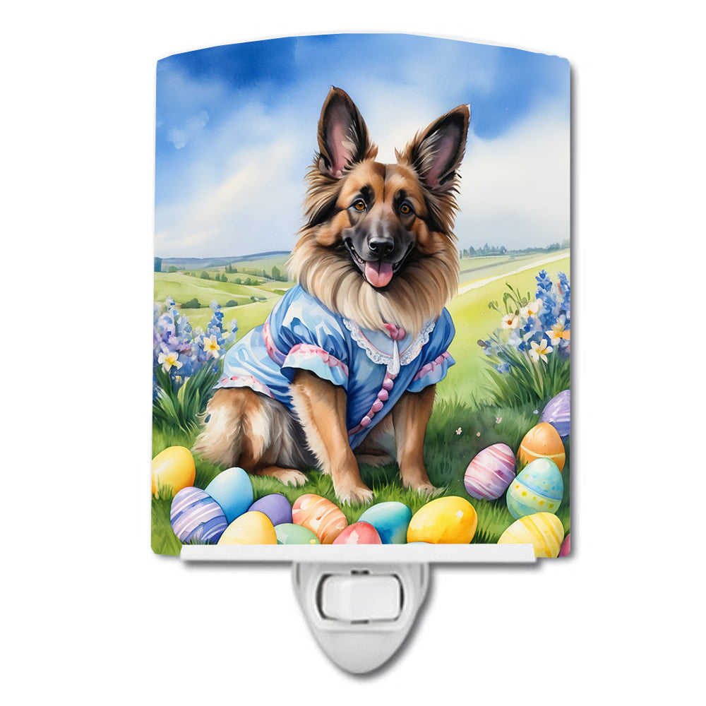 Belgian Tervuren Easter Egg Hunt Ceramic Night Light-0