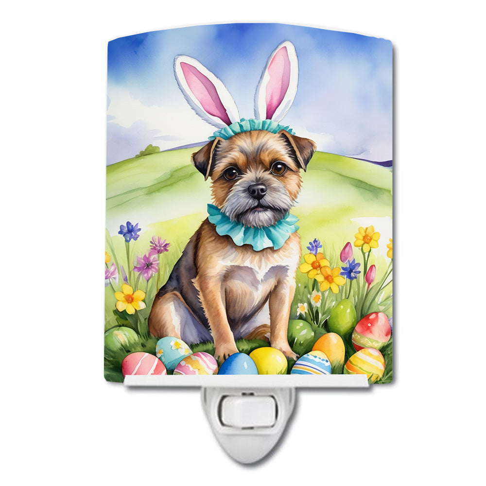 Border Terrier Easter Egg Hunt Ceramic Night Light-0