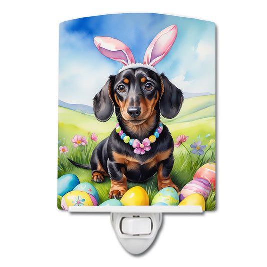 Dachshund Easter Egg Hunt Ceramic Night Light-0