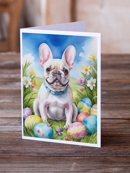 French Bulldog Easter Egg Hunt Greeting Cards Pack of 8-1