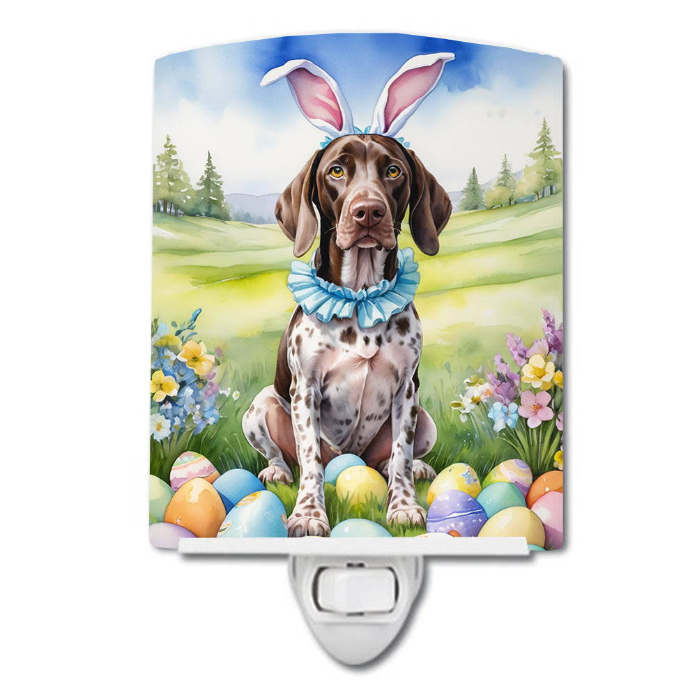 German Shorthaired Pointer Easter Egg Hunt Ceramic Night Light-0