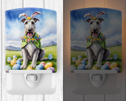 Irish Wolfhound Easter Egg Hunt Ceramic Night Light-1