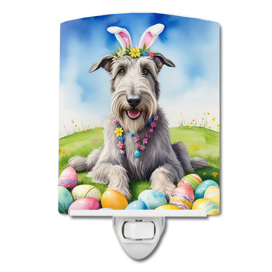 Irish Wolfhound Easter Egg Hunt Ceramic Night Light-0