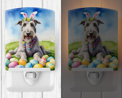 Irish Wolfhound Easter Egg Hunt Ceramic Night Light-1
