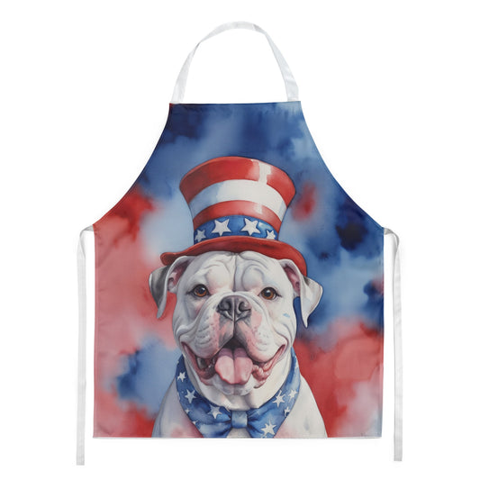 American Bulldog Patriotic American Apron-0