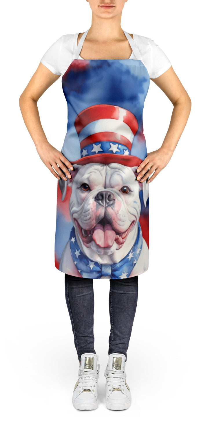 American Bulldog Patriotic American Apron-1