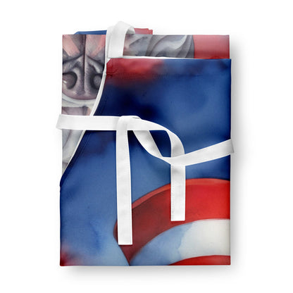 American Bulldog Patriotic American Apron-2