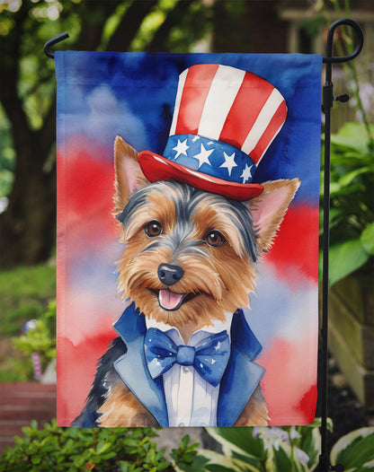 Australian Terrier Patriotic American Garden Flag-2