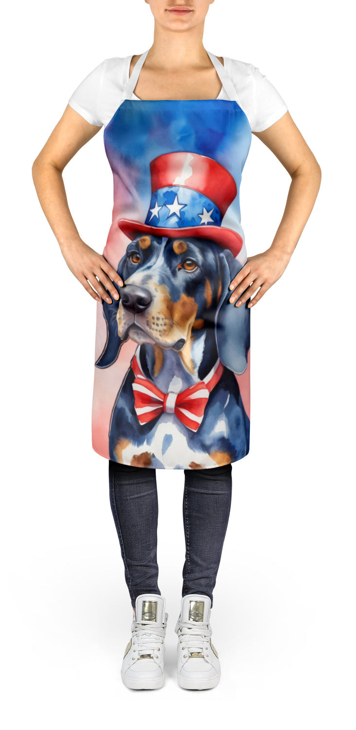 Bluetick Coonhound Patriotic American Apron-1