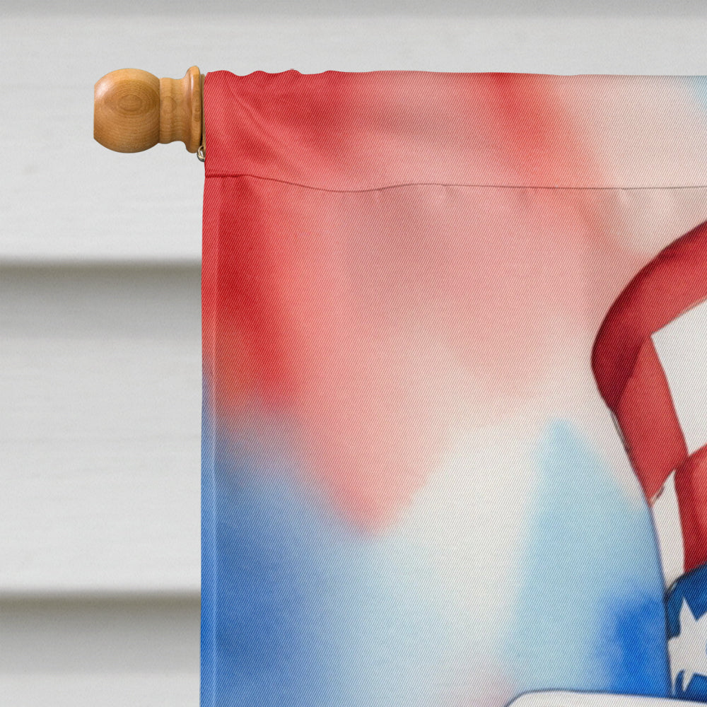 Cocker Spaniel Patriotic American House Flag-2
