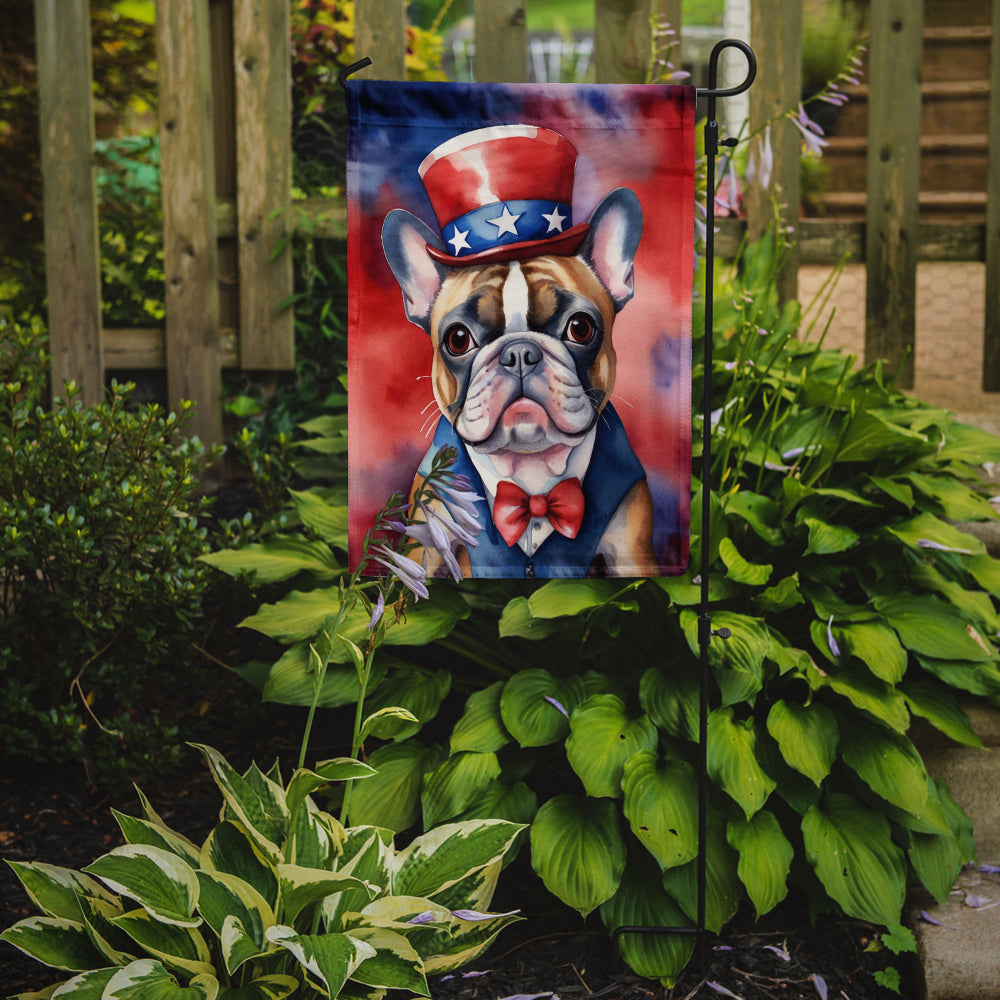 French Bulldog Patriotic American Garden Flag-1