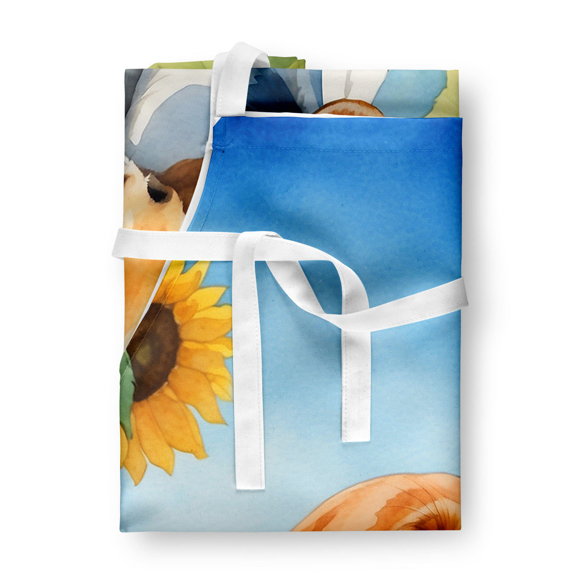 English Foxhound in Sunflowers Apron-2