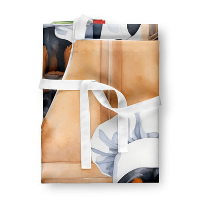 Black and Tan Coonhound The Chef Apron-2