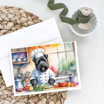 Bouvier des Flandres The Chef Greeting Cards Pack of 8-1